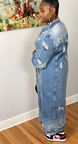 Maxi Mama denim jacket